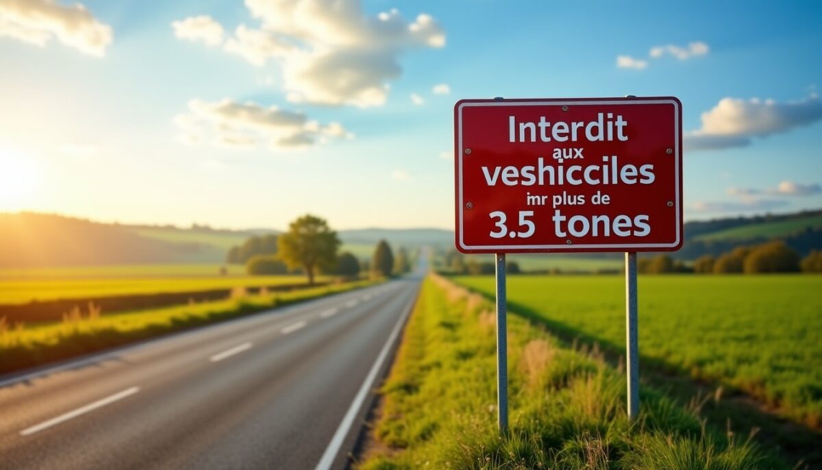 Panneau interdit aux véhicules de plus de 3,5 tonnes : ce que le Code de la route révèle pour les camping-cars