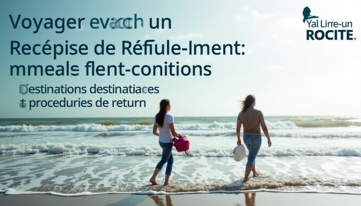 Voyager avec un récépissé de renouvellement : conditions, destinations autorisées et procédures de retour